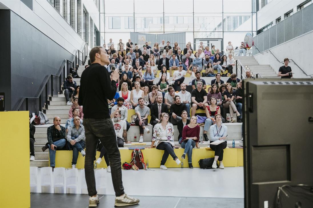 Pitch im Gebäude 6 der Hochschule Düsseldorf